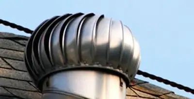 attic fan installation services with professionally installed roof ventilation unit in Los Angeles, CA