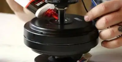 Ceiling fan motor repair and internal component adjustment in Los Angeles, CA