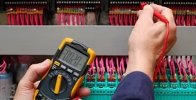 electrical service showing professional testing and troubleshooting of electrical panel by licensed electricians in Los Angeles, CA