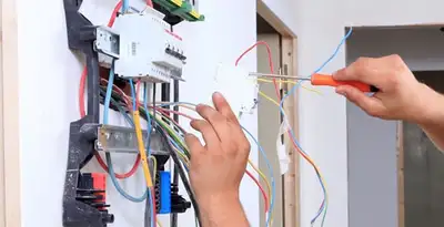 electrician services performing residential electrical panel wiring in Los Angeles, CA