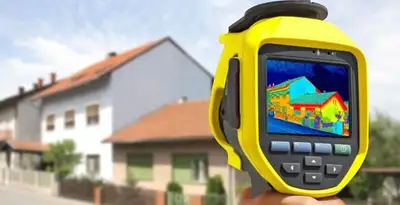 home energy audit service performing exterior thermal inspection to identify energy loss in Los Angeles, CA