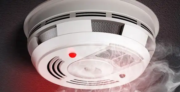 Installed smoke detector providing reliable fire detection in Los Angeles, CA