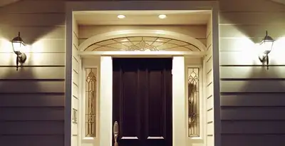 security light installation services with professionally installed entryway lighting in Los Angeles, CA