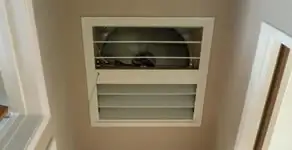 whole house fan installation services with ceiling-mounted ventilation system in Los Angeles, CA